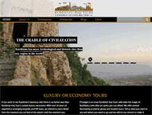 Tablet Screenshot of kurdistaniraqtours.com